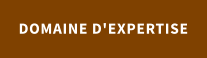 DOMAINE D'EXPERTISE